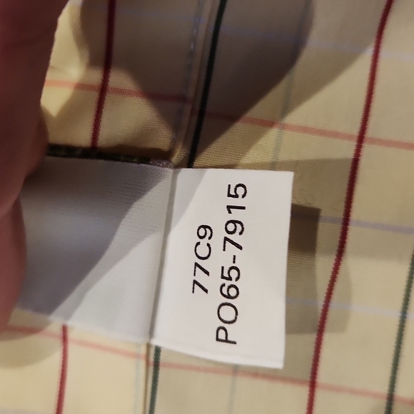 Orvis Sporting Traditions Yellow Plaid Button-Up Shirt - Picture 9 of 10